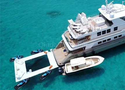 Portable Inflatable Floating Ocean Sea Swimming Pool / Protective Anti Jellyfish Pool With Netting Enclosure For Yacht